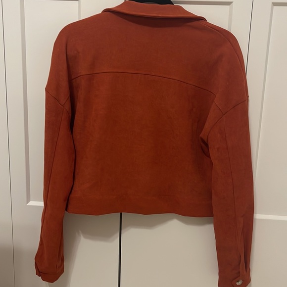Cropped Burnt Orange Jacket - Picture 4 of 4